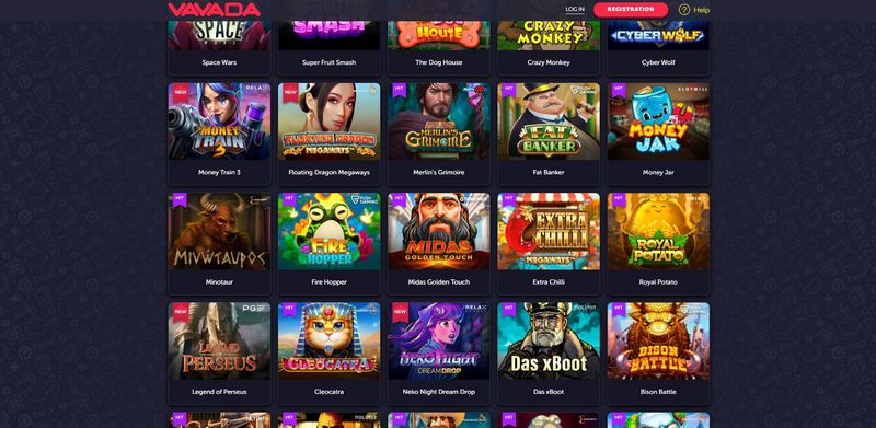Игры казино VAVADA